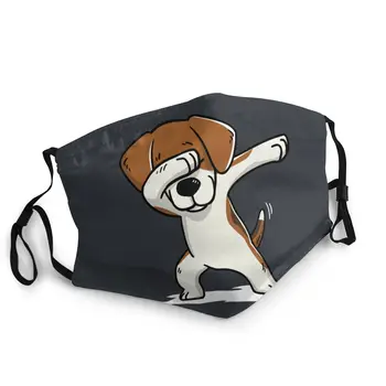 

Dabbing Beagle Funny Beagle Dog Non-Disposable Face Mask Anti Haze Dustproof Mask Protection Mask Respirator Mouth Muffle