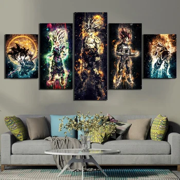 

Diamond Painting Dragon Ball Diy Full Square Round Drill 5D Diamond Embroidery 5 piece Mosaic Needlework Cartoon Decor AA1672