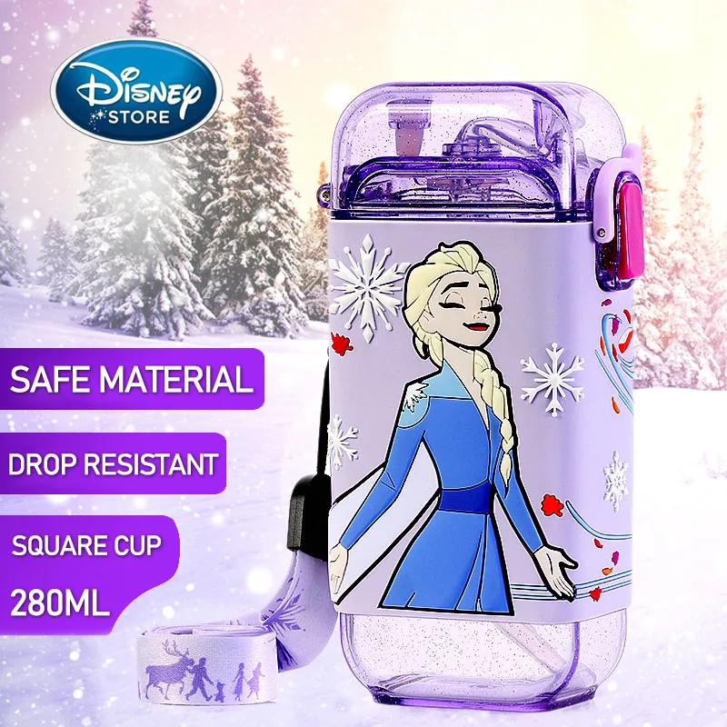 Disney 280 мл Холодное сердце для девочек с героями мультфильмов воды трубочкой Микки