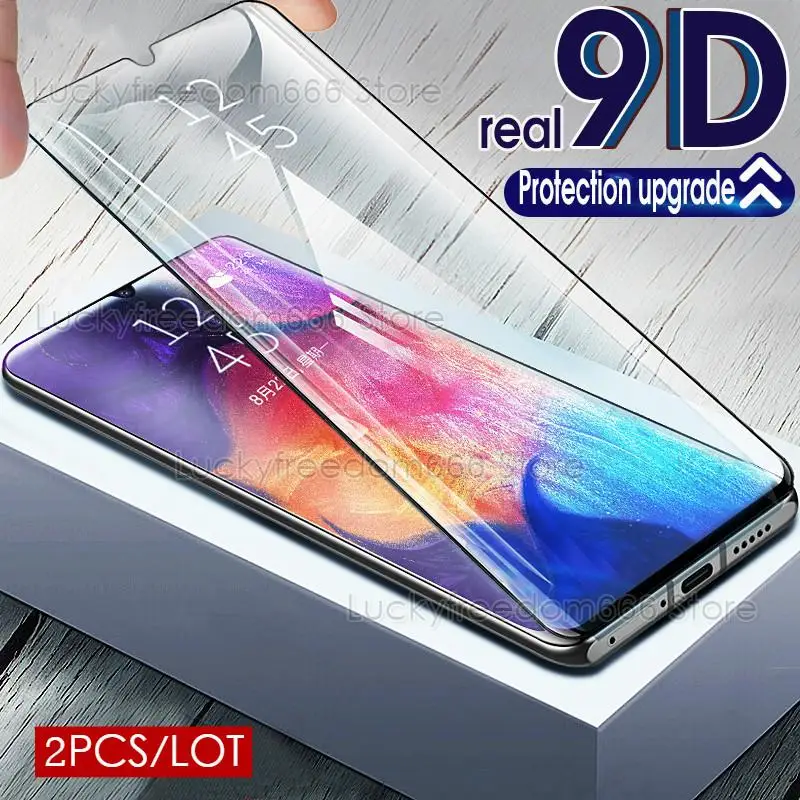 Закаленное стекло 9D для Samsun Защитная пленка Samsung Galaxy A71 A51 A50S A10S M30S A20E полное
