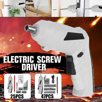 

2020 New Wireless Electric Screwdriver USB Rechargeable Rotating Multi-grip Mode Electric Drill Tool with LED Light