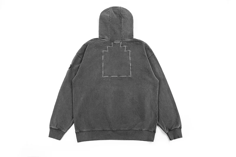 2019FW CAV EMPT толстовки с вышивкой для женщин и мужчин, толстовки с капюшоном с потертостями, пуловеры, одноцветные плотные толстовки с капюшоном больших размеров