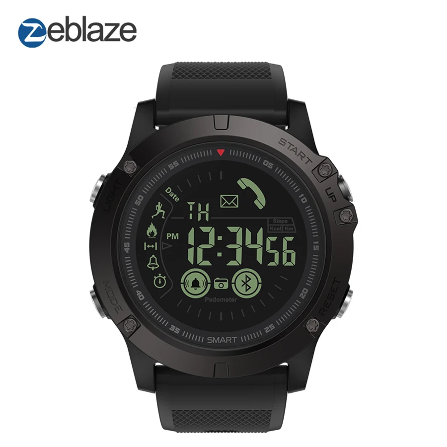 Умные часы Zeblaze VIBE 3 3D IPS цвета IP67 водонепроницаемые пульсометр спортивные Смарт Pk