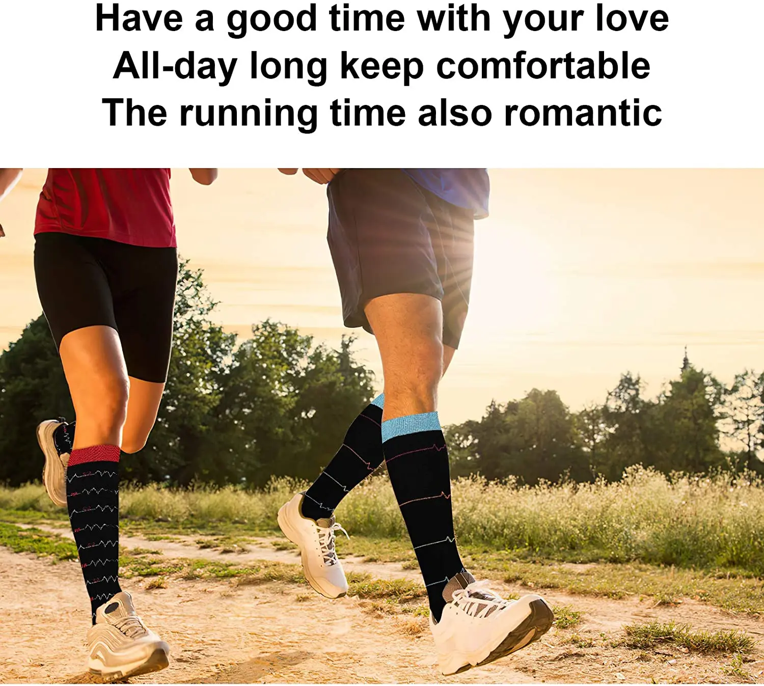 3/5/6Pair Man Women Compression Socks Fit For Football Cycling Running Sports Socks Nursing Prevent Varicose Vein Stockings