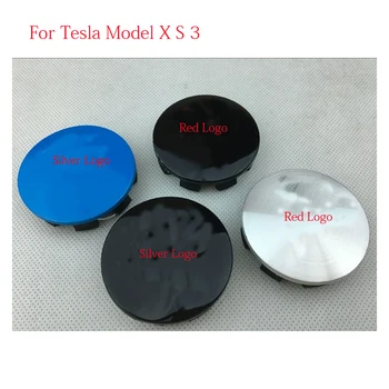 

58mm Car Wheel Center emblem caps For Tesla MODEL X S 3 Hubcaps car Hoods Emblem car Wheel Center Caps car styling