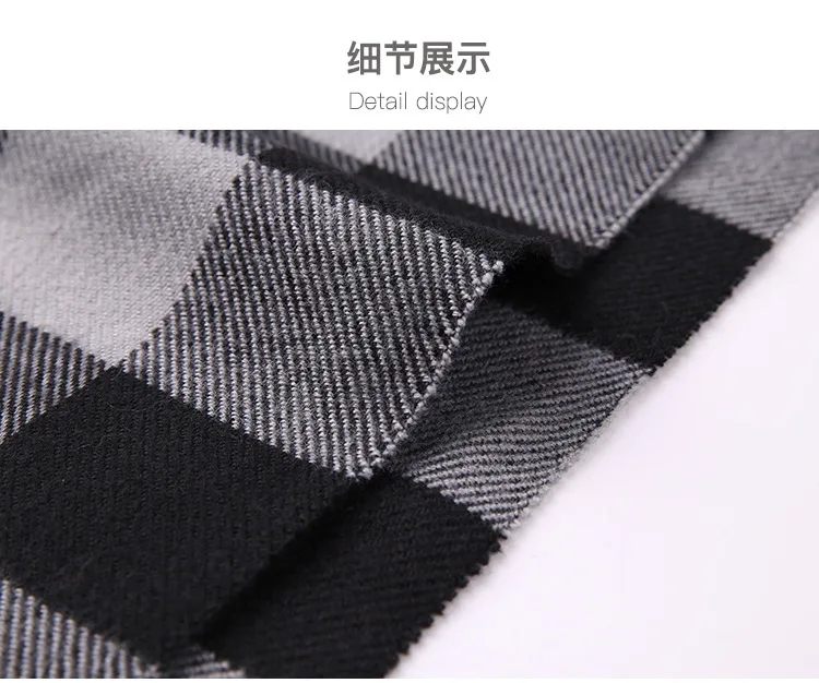 mens cotton scarf 2020 designer scarf for men warm winter neck scarfs Luxury brand plaid cashmere men's scarf  casual Male Bufandas Hombre mens infinity scarf