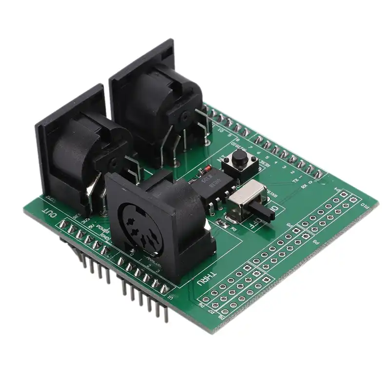 MIDI Shield Musical Breakout Board Instrument Digital Interface Adapter Plate For Compatible Arduino Adapter Board Module