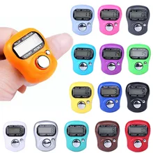 CARPRIE цифра цифровой ЖК-электронный Гольф палец ручной кольцо Вязание Ряд Tally счетчик TALLY шагомер случайный цвет