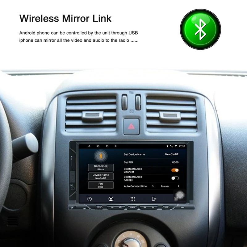 Discount 7 Inch 2 Din Android 8.1 Car Radio Eight Core 4G+64G Car MP5 Player GPS Navigation Bluetooth Radio 8 Discount 7 Inch 2 Din Android 8.1 Car Radio Eight Core 4G+64G Car MP5 Player GPS Navigation Bluetooth Radio 8