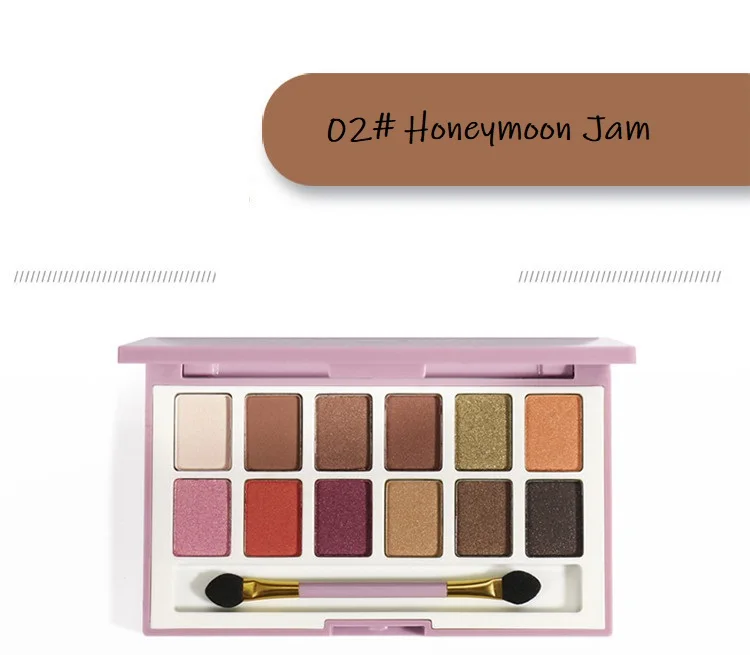 

12 color Eyeshadow Plate Earth Mermaid Pumpkin Matte Shimmer Pearl Nude Look Makeup Eyeshadow Plate For Beginner Makeup Sets