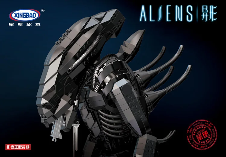 

XingBao 04001 Compatible with lepining Movie Series The Alien Robot Set Model Kit Educational Building Blocks Bricks Kids Toys