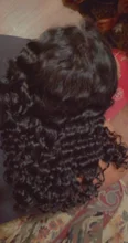 Cranberry-peluca con cierre de encaje 4x4 para mujer, cabello Remy brasileño de ondas profundas, pelucas de cabello humano con encaje frontal 13x4, línea de cabello prearrancado