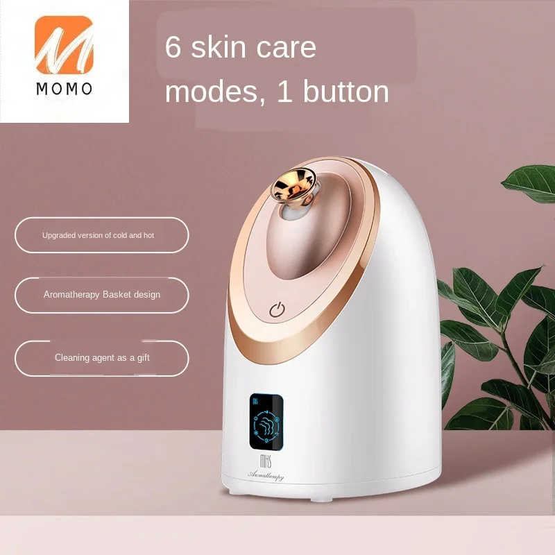 Machine de soins à domicile pour le visage, pulvérisateur chauffant,  humidificateur facial, compresse chaude, vapeur, brouillard chaud, spa -  AliExpress