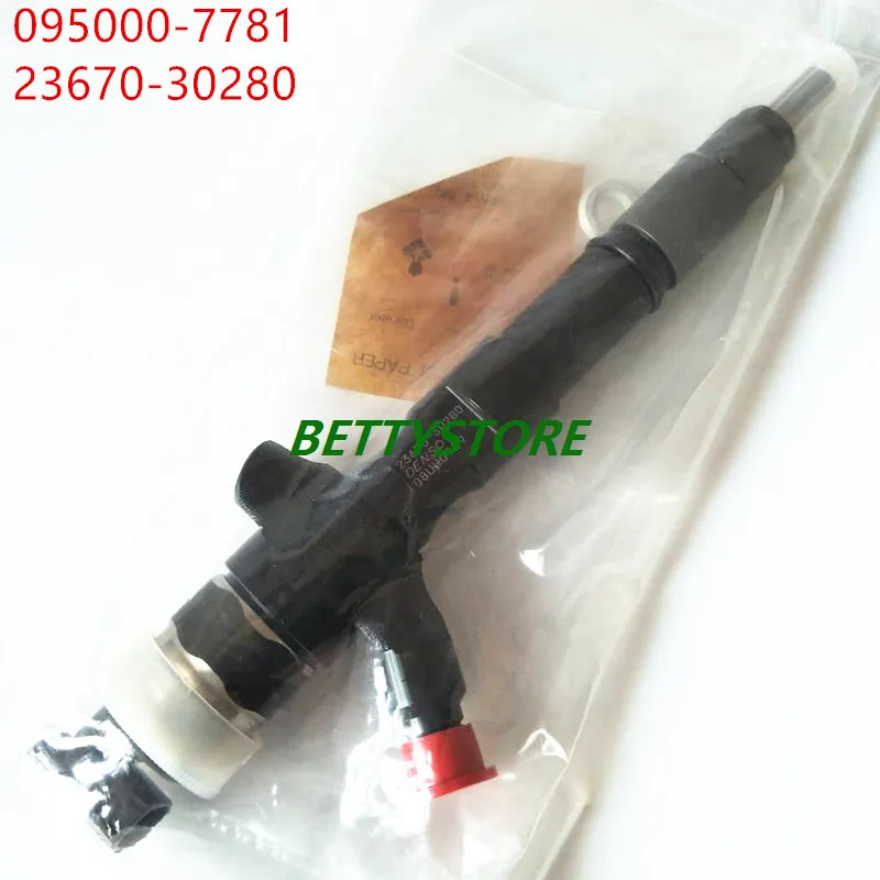 Настоящий инжектор common rail 095000-7780,095000-7781 2KD-FTV/1KD-FTV для 23670-30280, 23670-39310, 23670-39185