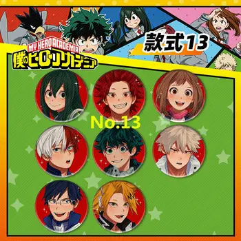

Anime Manga My Hero Academia Badges Pins Buttons Backpack Decorate