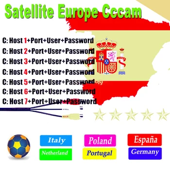 

Spain CCCams Line for 1 year 7 lines Freesat V7 Receptor most stable CCCams Server HD Satellite tv Receiver CCCams Cline Europe