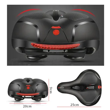 

Sporty Comfortable Pad Saddle Seat Light Bicycle Saddle Road Mountain MTB Tail Cycling Seat Hot