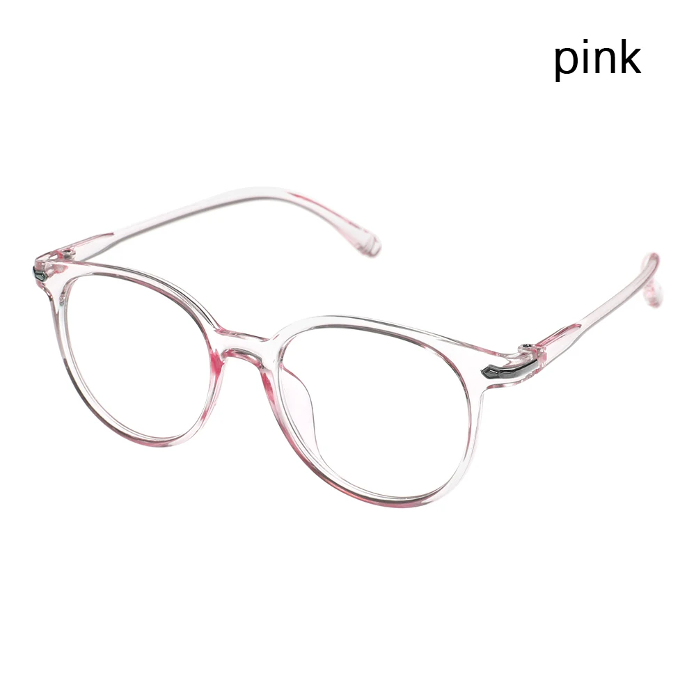 pink 1 шт., модные унисекс Портативные Оптические очки, ультра-светильник, полимерный синий светильник, блокирующие очки, гибкие очки для ухода за зрением, компьютерные очки - Цвет оправы: pink