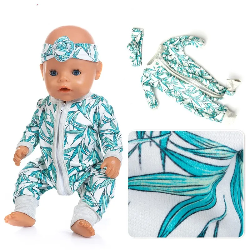 Born New Baby Fit 18 дюймов 43 см кукольная одежда кукла клубника ананас, фрукты и волосы лента костюм аксессуары для ребенка подарок