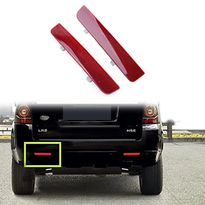 

1 пара, Красный отражатель заднего бампера для Land Rover Range Rover L322 Freelander, номер детали: LR006349 LR006348