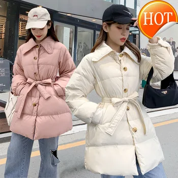 

Down Jacket Women's Winter Coat Women Clothes 2020 Fashion Korean Long Coat Female Warm Parka Femme Hiver 1901