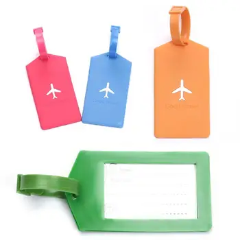 

Innovative PVC Airplane Luggage Tag Suitcase Identification Card Anti-theft Fancy Suitcase Tag