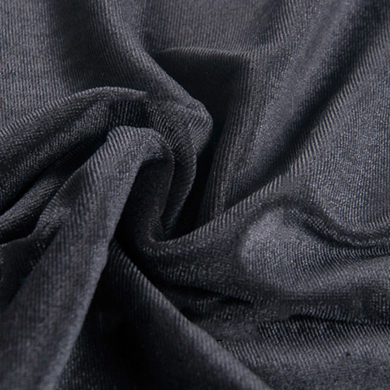 Ткань из плотного бархата для обивки одежды, скатерти DIY - Цвет: Gray