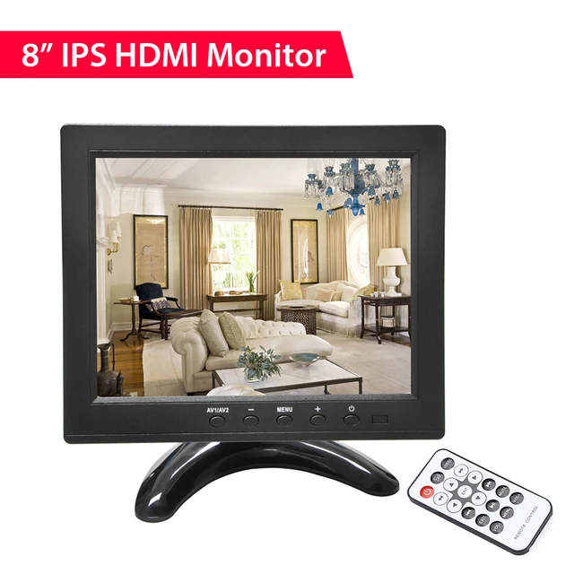 Eyoyo-Moniteur de sécurité CCTV 10 pouces, écran LCD IPS 4:3, 1024x768,  petit écran TV pour ordinateur avec entrée HDMI BNC VGA AV USB - AliExpress