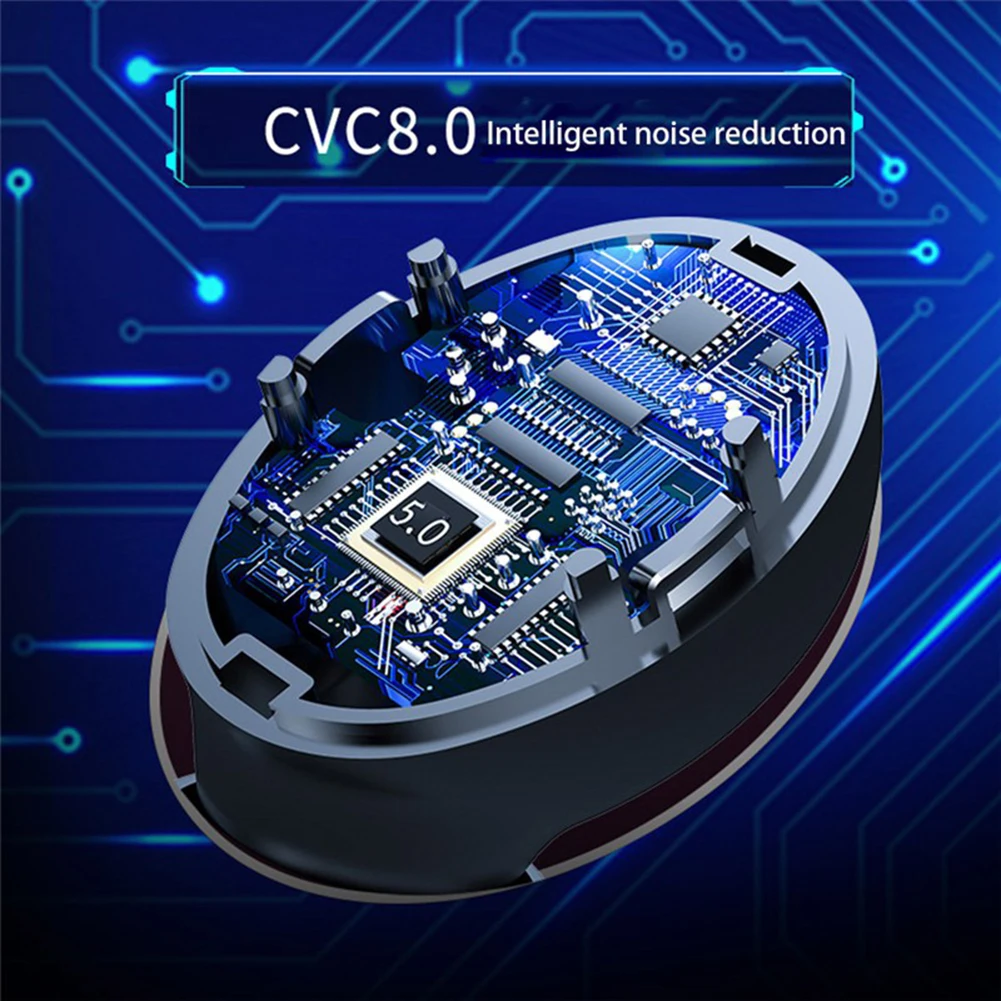 F9 Портативный наушники-вкладыши TWS с Беспроводной Bluetooth 5,0 Hi-Fi ...