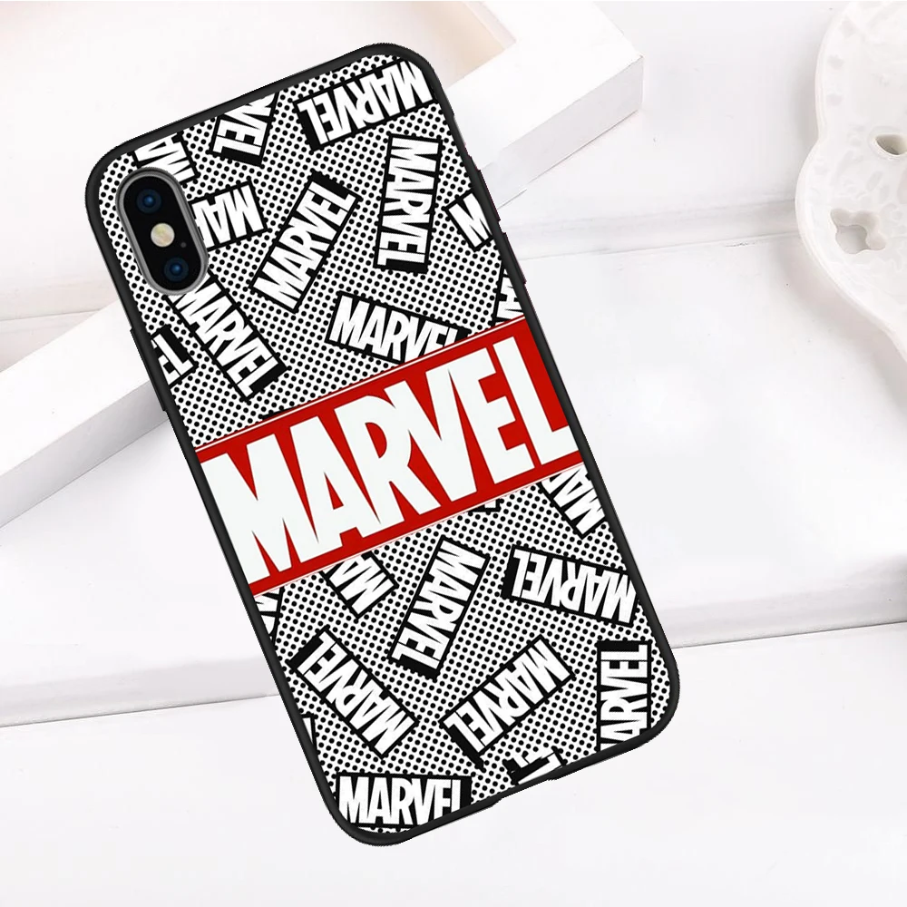 Marvel Мстители для iPhone X XR XS 11 Pro Max 5 5S SE 6 6S 7 8 Plus Oneplus 5T Pro 6T чехол для телефона чехол мягкий tpu