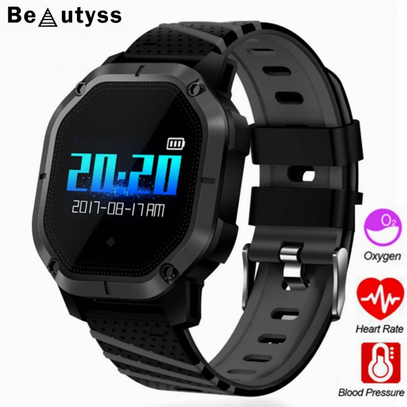 

Beautyss Smart watch IP68 Waterproof Multiple Sports Modes Swimming Heart Rate Monitor Blood Oxygen Clock K5 Smart Bracelet