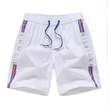 

2019 Sports Shorts Male Elastic Waist Big Underpants Seaside Vacation Loose Speed Dry Men Beach Pants