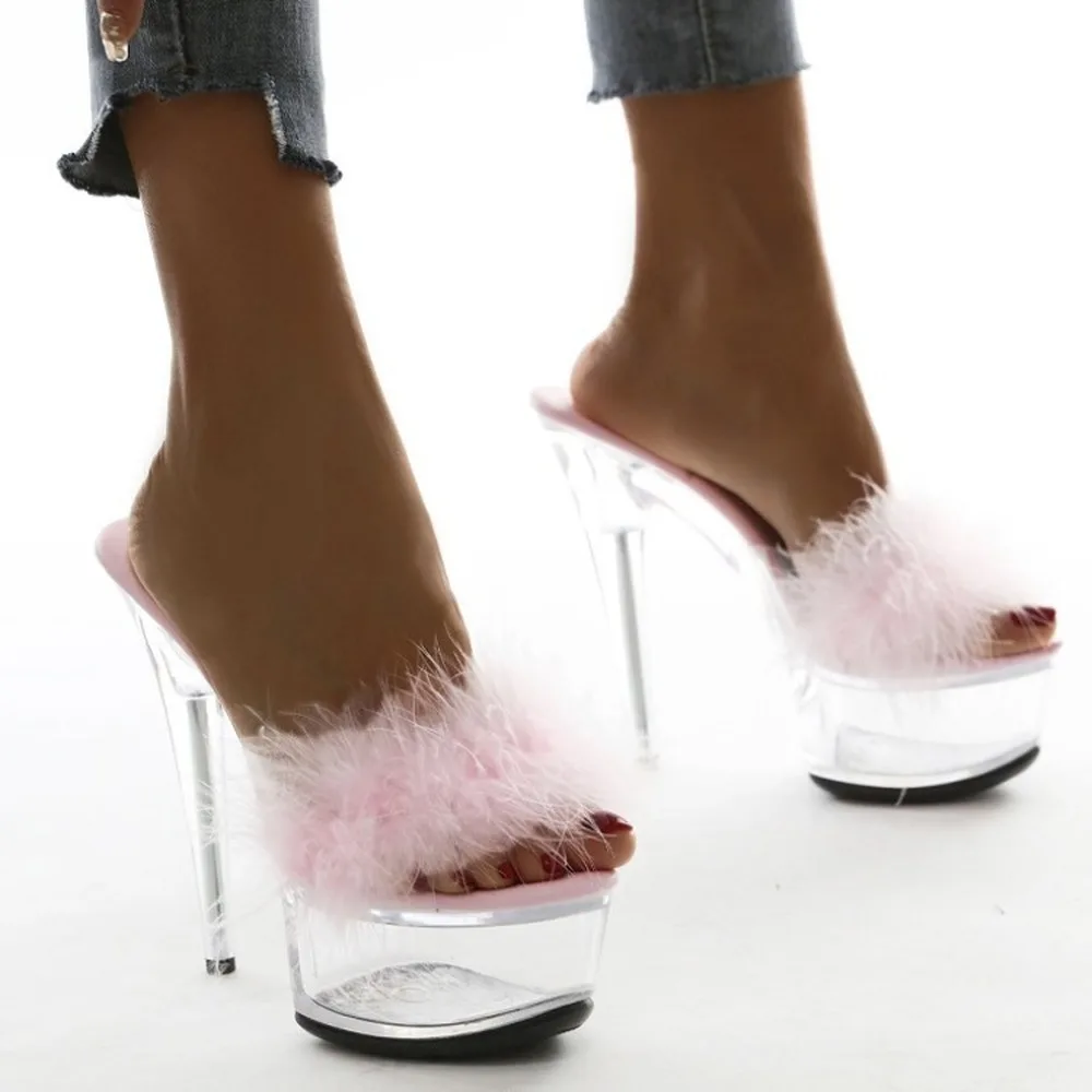 High Stiletto Crystal Heels 