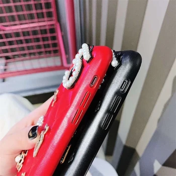 

Luxurious classic checkerboard for iPhone 11pro Max case fashion checkered print xsmax / XR / 7 / 8plus leather case（X11）