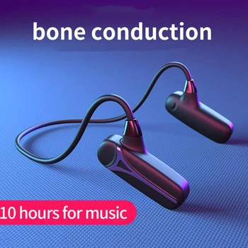 

F1 Blutooth Wireless Headphones Bone Conduction Headset Noise Reduction Stereo Sound Earphones Sports Waterproof Neckband