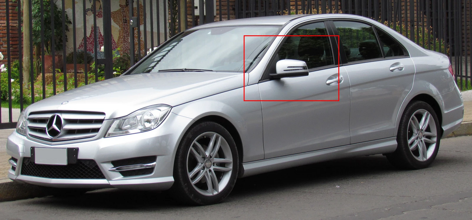Для Mercedes W204 11-14 крыло зеркало указатель поворота с левой стороны СВЕТОДИОДНЫЙ светильник Янтарный