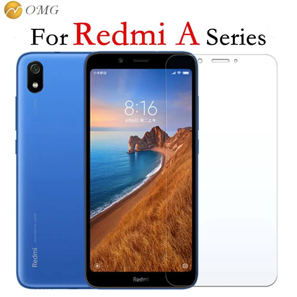 

OMG 9H Hardness Protective Tempered Glass for Xiaomi Redmi 7A 4 4A 5A 6A Premium Screen Protector Film