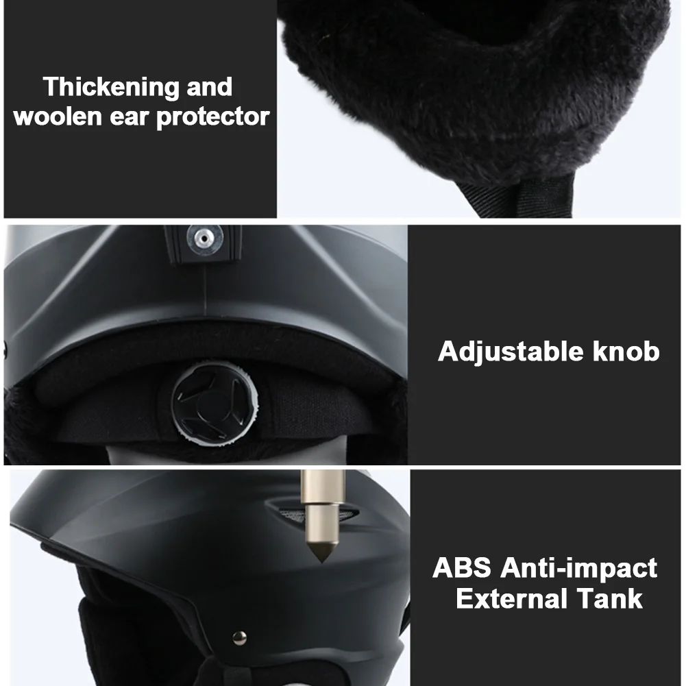 Детский Теплый интегрированный полупокрытый Регулируемый сноуборд пряжки безопасности лыжный шлем дышащий анти шок защитный