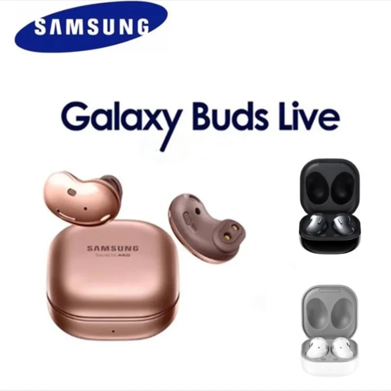Наушники-вкладыши Samsung Galaxy Buds Live BUDSLIVE True Wireless с активным шумоподавлением и