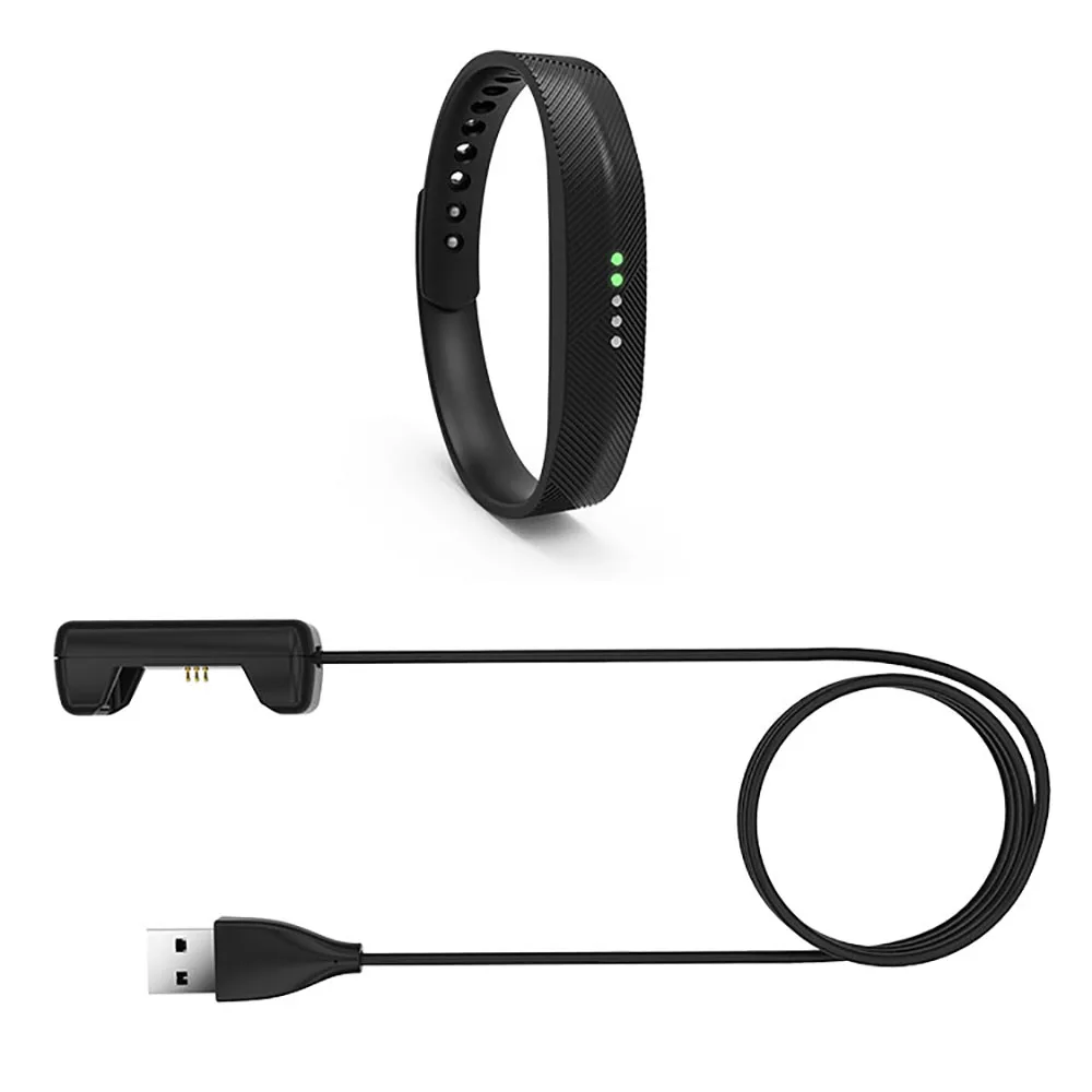 Совместимый для Fitbit Flex2 зарядное устройство сменный USB кабель для зарядного устройства для Fitbit Flex2(3 ноги/1 метр 1-Pack