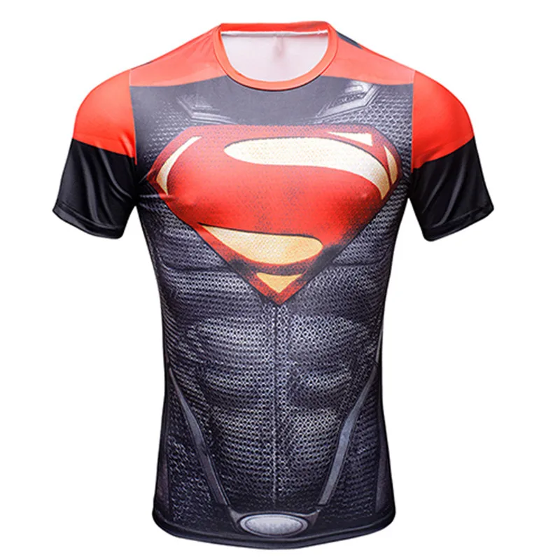 T-Shirt Sport Rashguard Fitness-Training Men Running Bodybuilding-Top Gym Quick-Dry Mma
