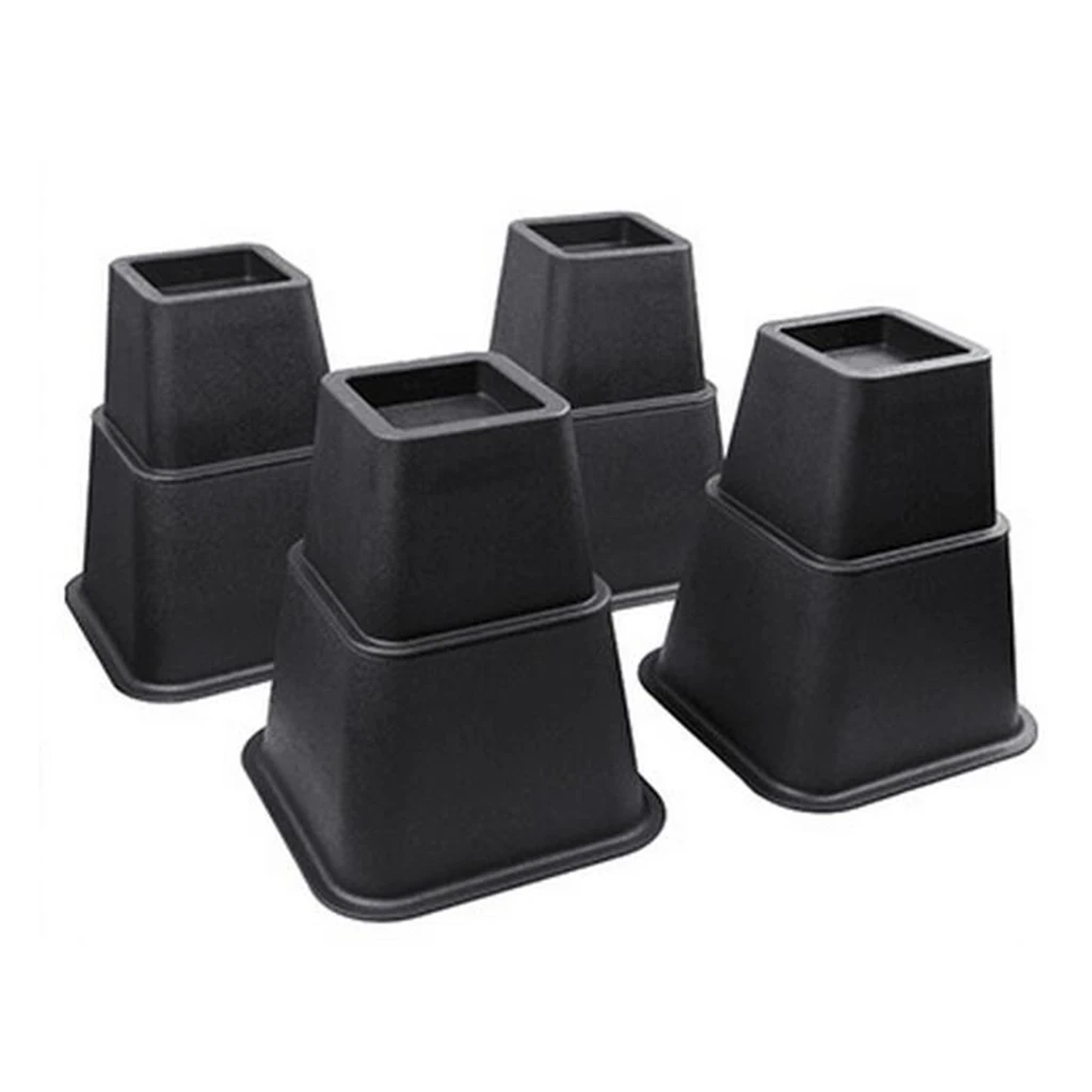 8-Pack Bed Riser Bed Frame Lift Furniture Sofa Lifter Adjustable 3 5 8 Inch