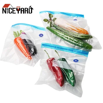 

NICEYARD Manual Vacuum Pump Vacuum Food Fresh Bag Reusable Food Storage Bag Vacuum Sealer Refrigerator Bags Kitchen Organizer