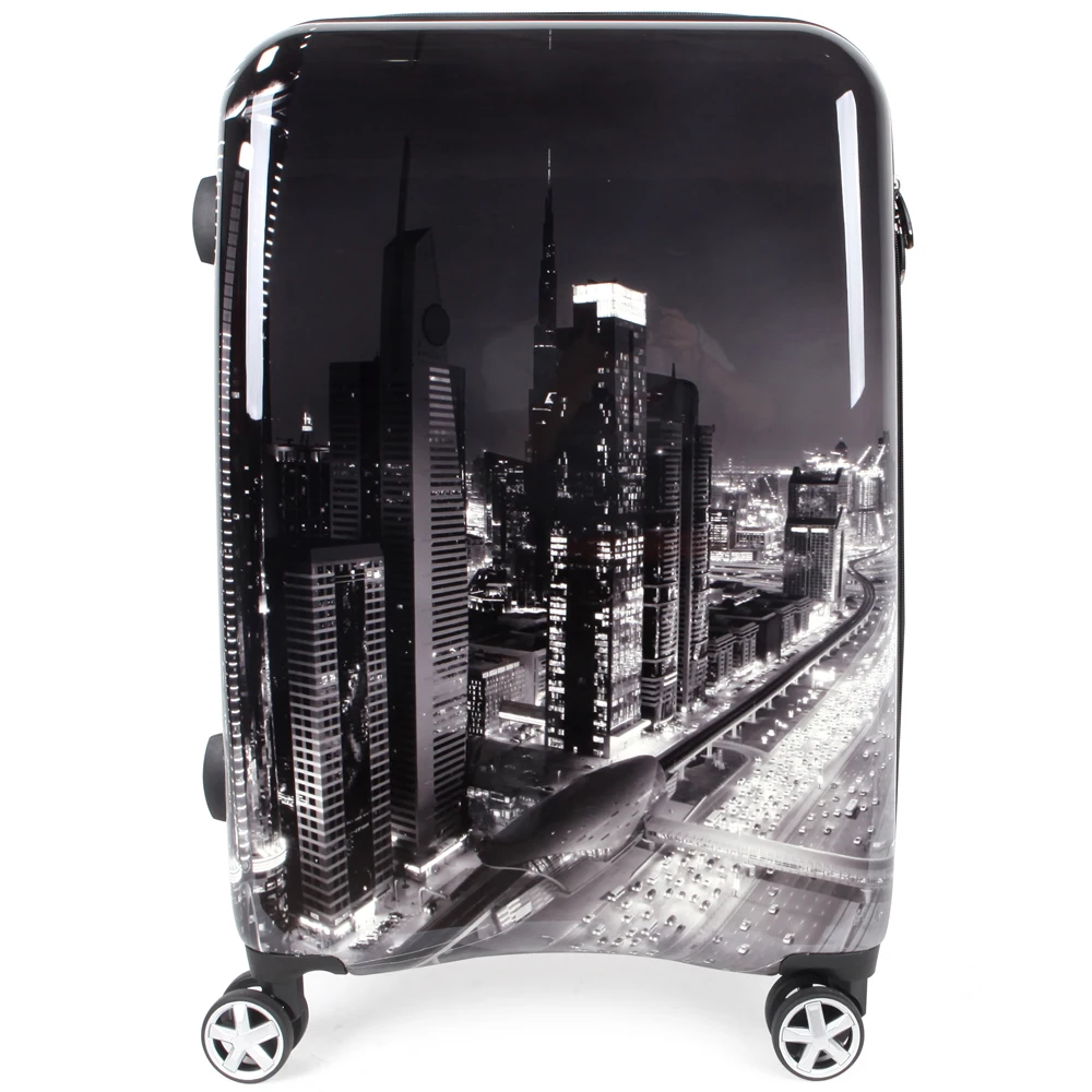 luggage hardshell with spinner wheels