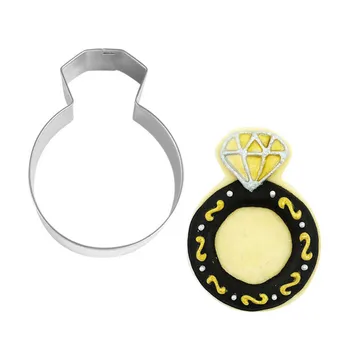 

Ring Cookie Cutter Stainless Steel Biscuit Cut Mold Baking Fruit Cut Cake Mold Embossing Printing Die