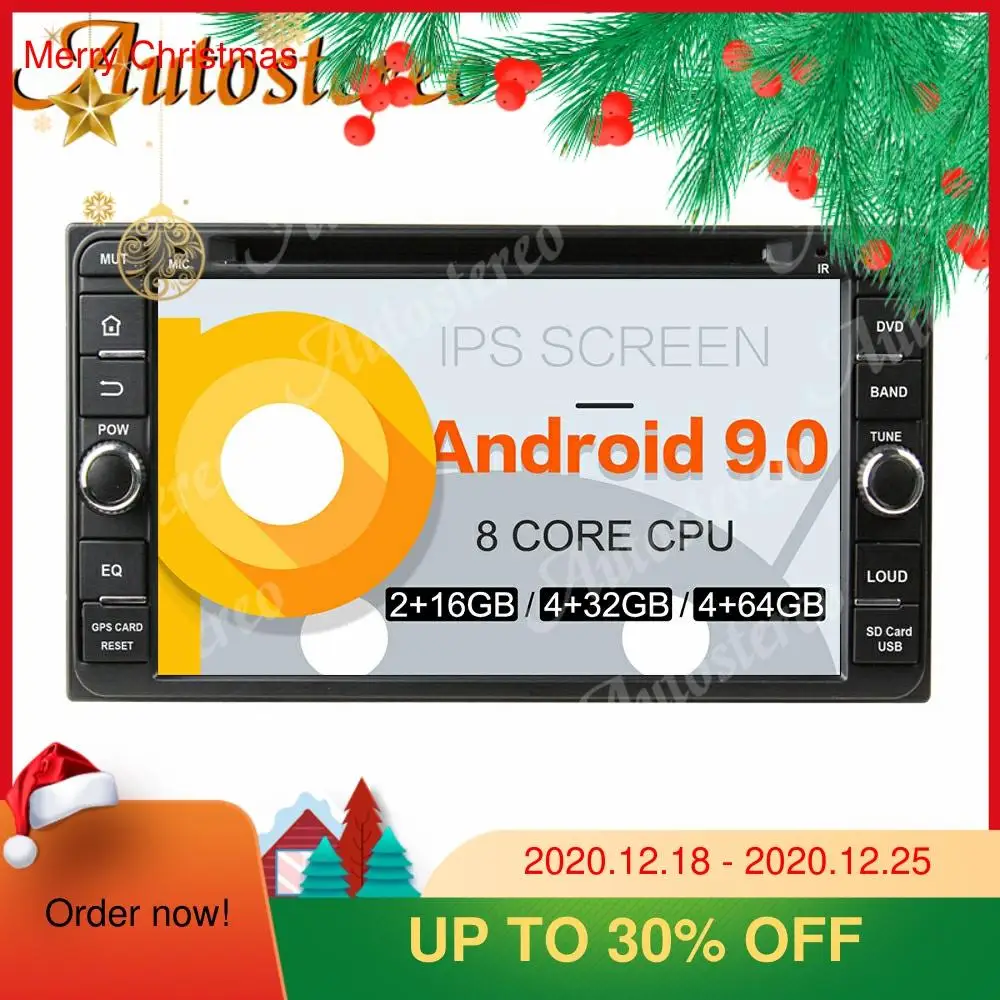Автомобильный мультимедийный плеер на Android 9 0 GPS-навигатор для TOYOTA Universal Corolla Vios Hilux