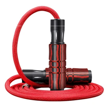 

Hot Braided Bearing Jump Rope Adjustable Sports Lose Weight Exercise Gym Fitness Speed Skipping Rope Anti Slip Alloy Handle