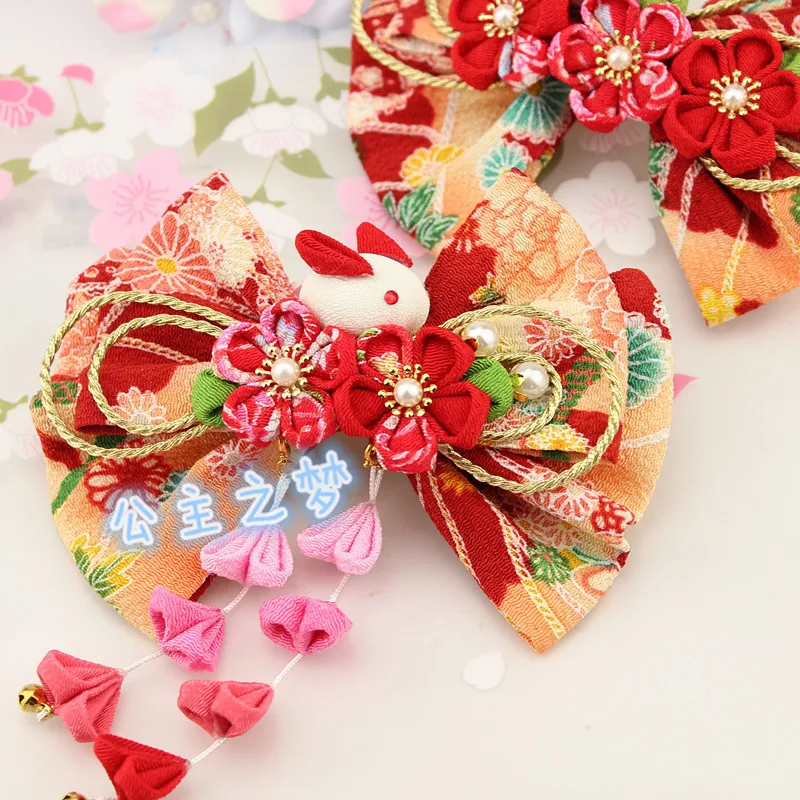 Japanese Kimono Hair Accessories Kanzashi Hair Accessories Bows