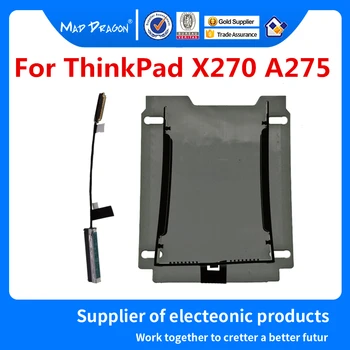 

NEW SATA Hard drive cable SSD HDD bracket For lenovo ThinkPad X270 A275 01HW968 01LV789 SC10P93586 DC02C00BS10 DC02C009Q10