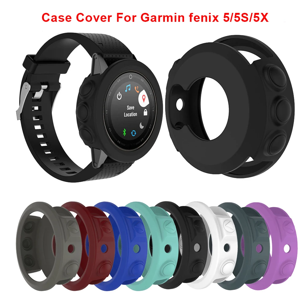Защитный чехол из мягкого силикона для Garmin Fenix 5 защитный браслет на запястье 5x